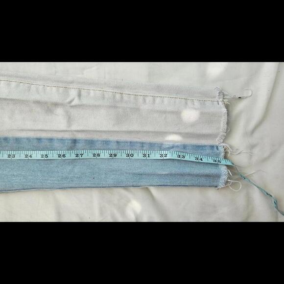 PacSun Mom Jeans Two Toned Color Block Jeans - Size 25 - Picture 7 of 7